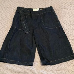Lamb denim capris